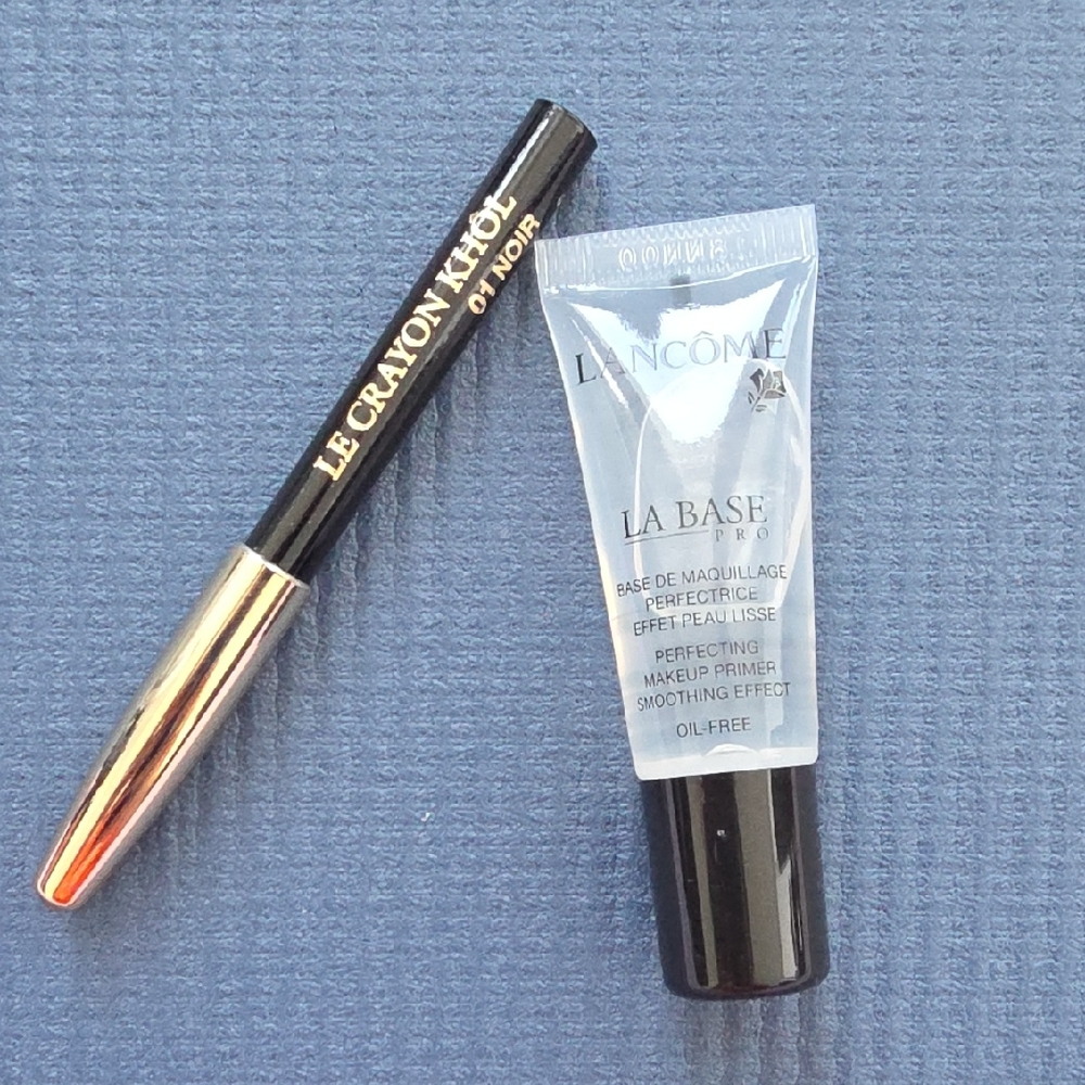 BN Lancome Travel Bundle  La Base Pro + Le Crayon Kohl